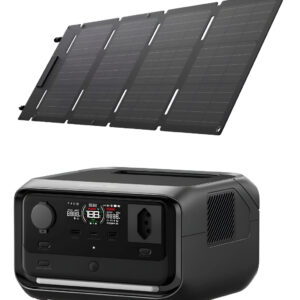 Kit Estação De Energia River 3 Plus 600w/286wh + Painel 60w