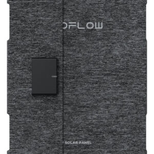 Painel Solar Portátil Ecoflow 45w Com Usb-c - Placa Solar Dobrável 45w Cinza-escuro 22v 0v