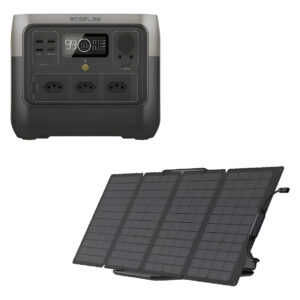 Kit Gerador Ecoflow River 2 Pro 127v + Painel Solar 220w
