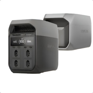 Gerador Portatil Delta 3 Ecoflow 1800 + Bateria Extra 1024wh