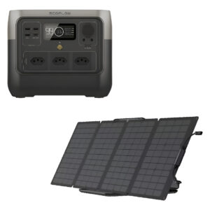 Kit Gerador Ecoflow River 2 Pro 127v + Painel Solar 220w