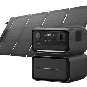 Kit Gerador Portatil River 3 Plus 220v + 572wh + Painel 60w