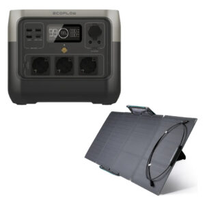 Kit Ecoflow Gerador River 2 Pro 1600w 220v + Painel 110w