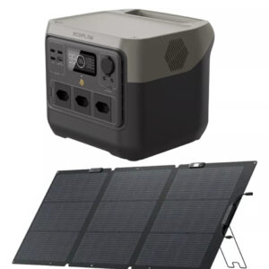 Kit Gerador Ecoflow River 2 Pro 127v Br + Painel Solar 160w