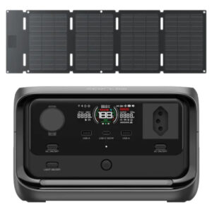 Kit Gerador Energia Ecoflow River 3 Plus 220v + Painel 45w