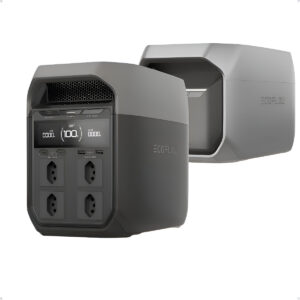 Gerador Portatil Delta 3 Ecoflow 1800 + Bateria Extra 1024wh