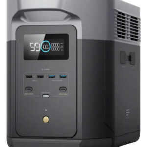 Ecoflow Delta 2 Max Estação De Energia Portátil Gerador Solar 2400w X-boost 4800w Capacidade 2048wh Tomada Us 110v